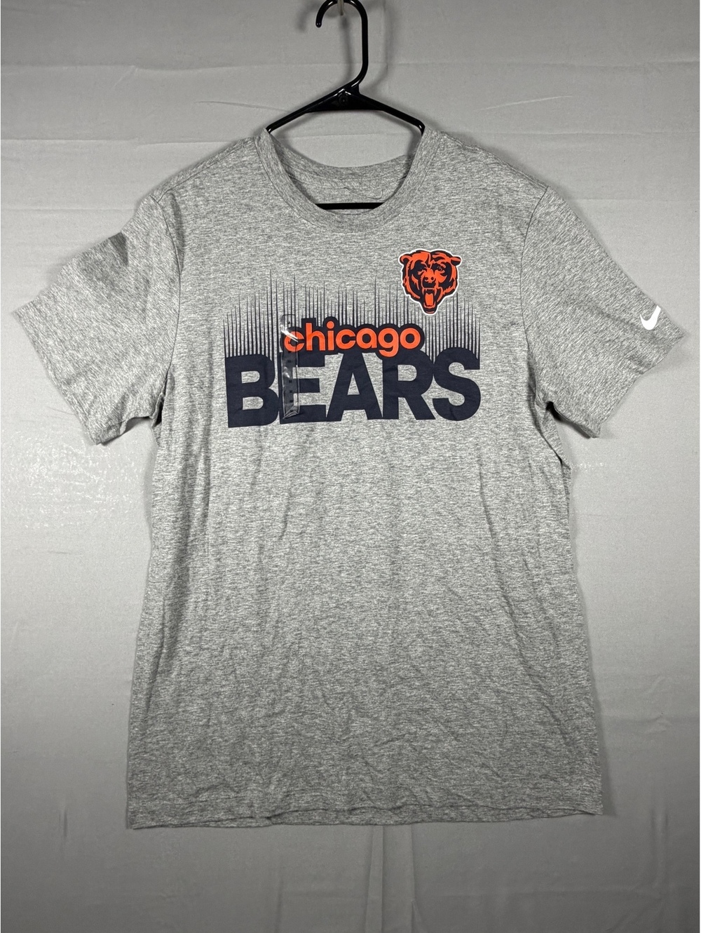 Nike Chicago Bears Gray Graphic T-Shirt Medium